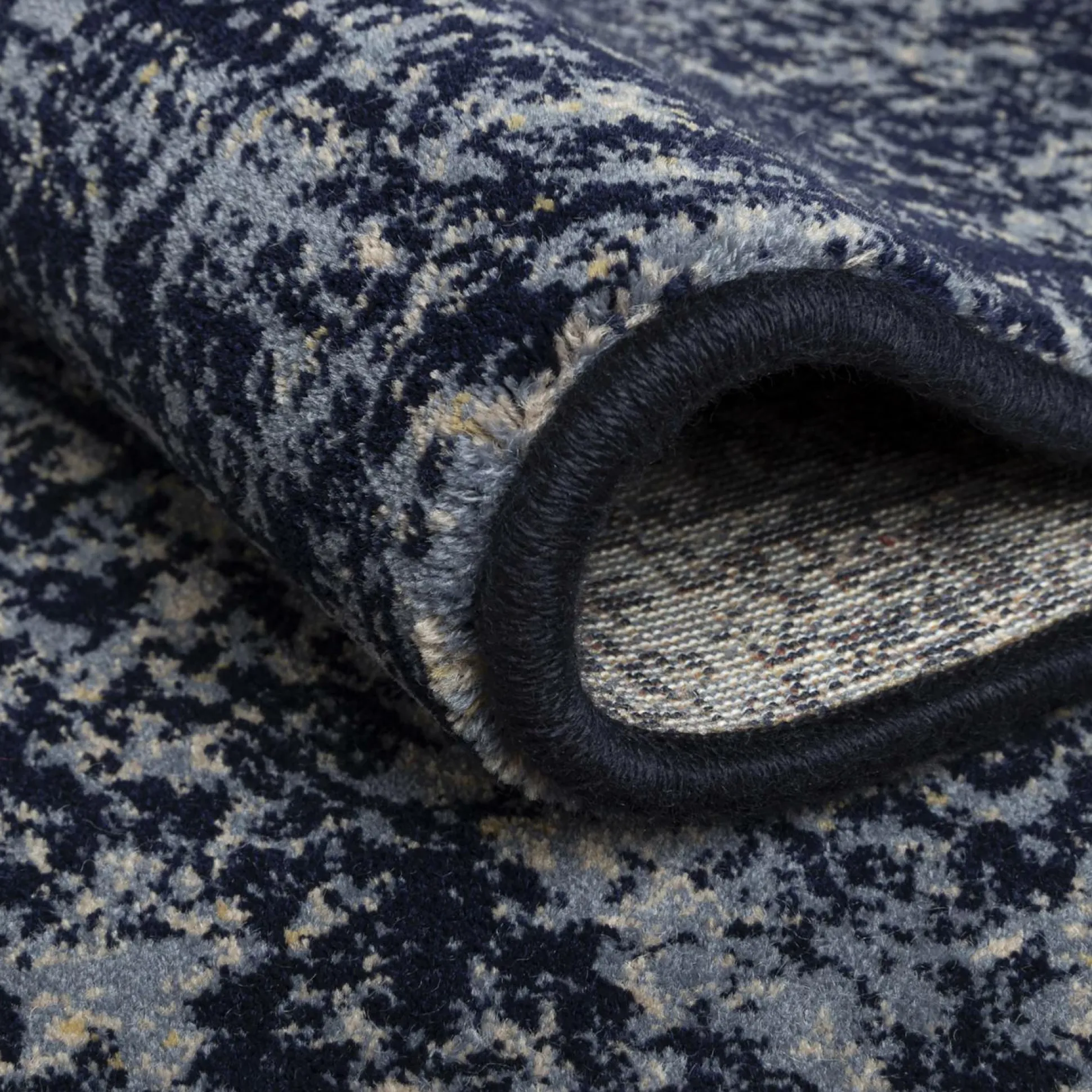 Tapis Orphina - Bleu - 140 x 200 cm