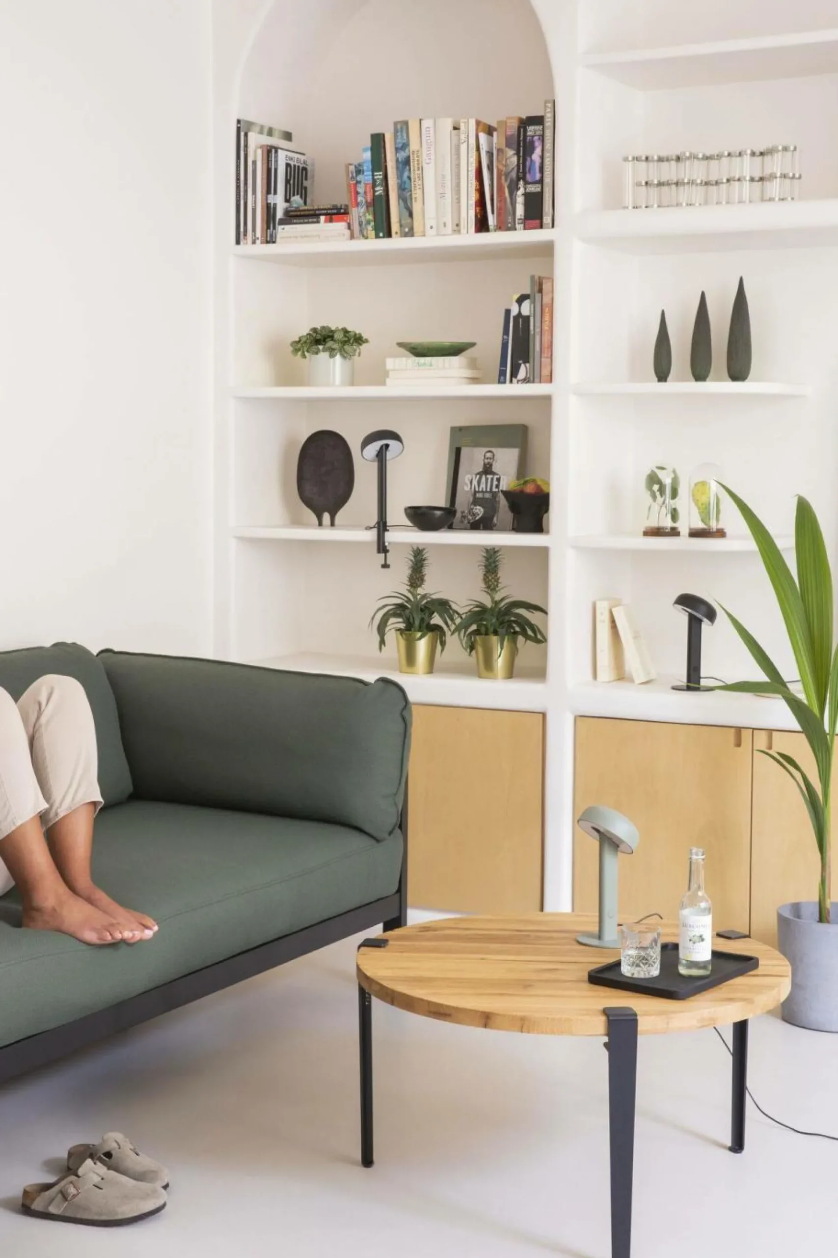 TIPTOE Lampe à poser Nod - Gris Eucalyptus