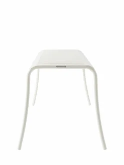 TOLIX Banc lames Patio - Blanc Pur