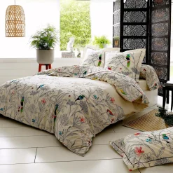 TRADILINGE Drap housse coton brut Amazonia - 160 x 200 cm