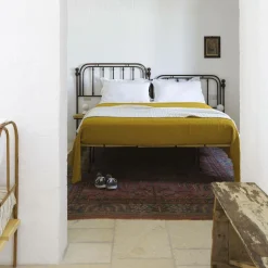 VIVARAISE Jeté de lit Tana - Lin - 180 x 260 cm - Jeté de lit