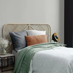 VIVARAISE Taie d'oreiller chanvre Kala - Blanc - Taie d'oreiller 65 x 65 cm